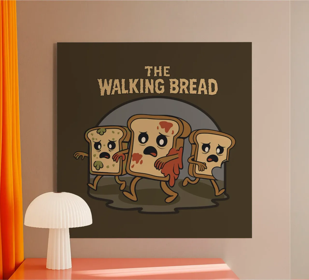 The Walking Bread plexiglass da Loobs