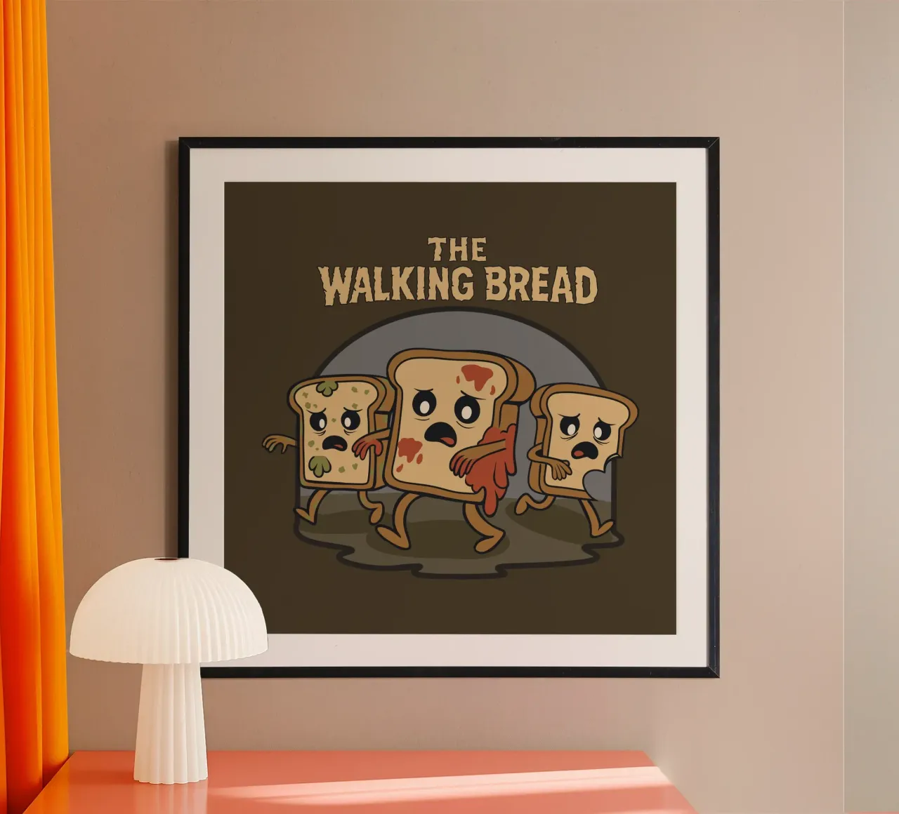 Il pane che cammina poster da Loobs