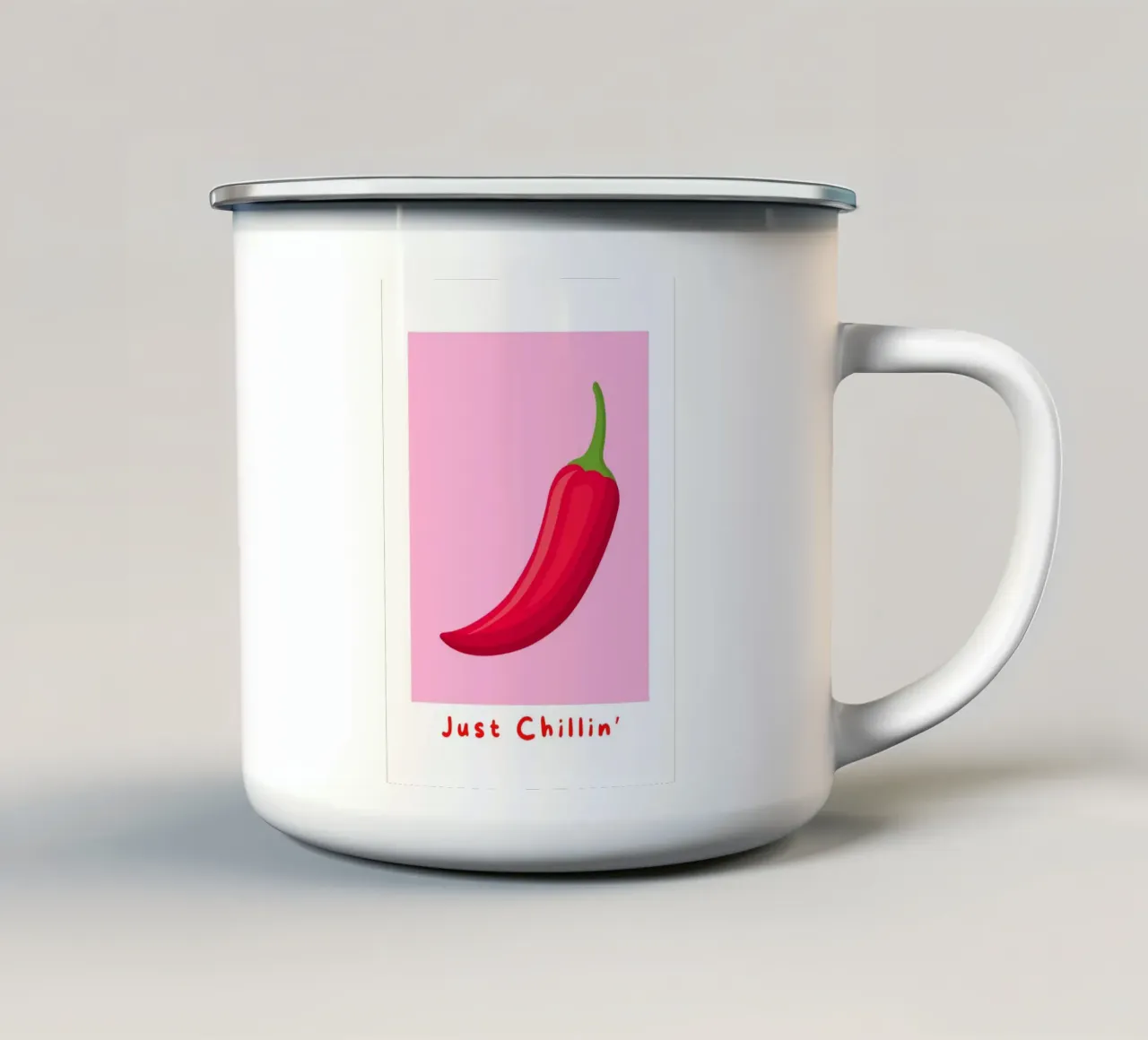 Just Cillin' tazza in smalto da ChrissisCreations