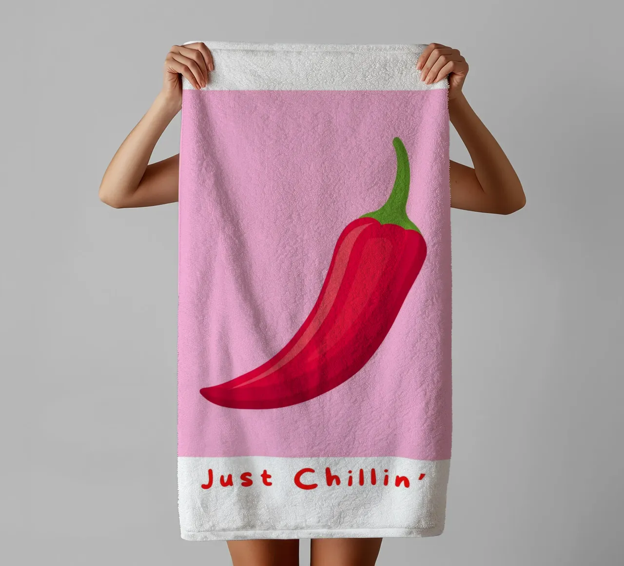 Just Cillin' asciugamano da bagno da ChrissisCreations