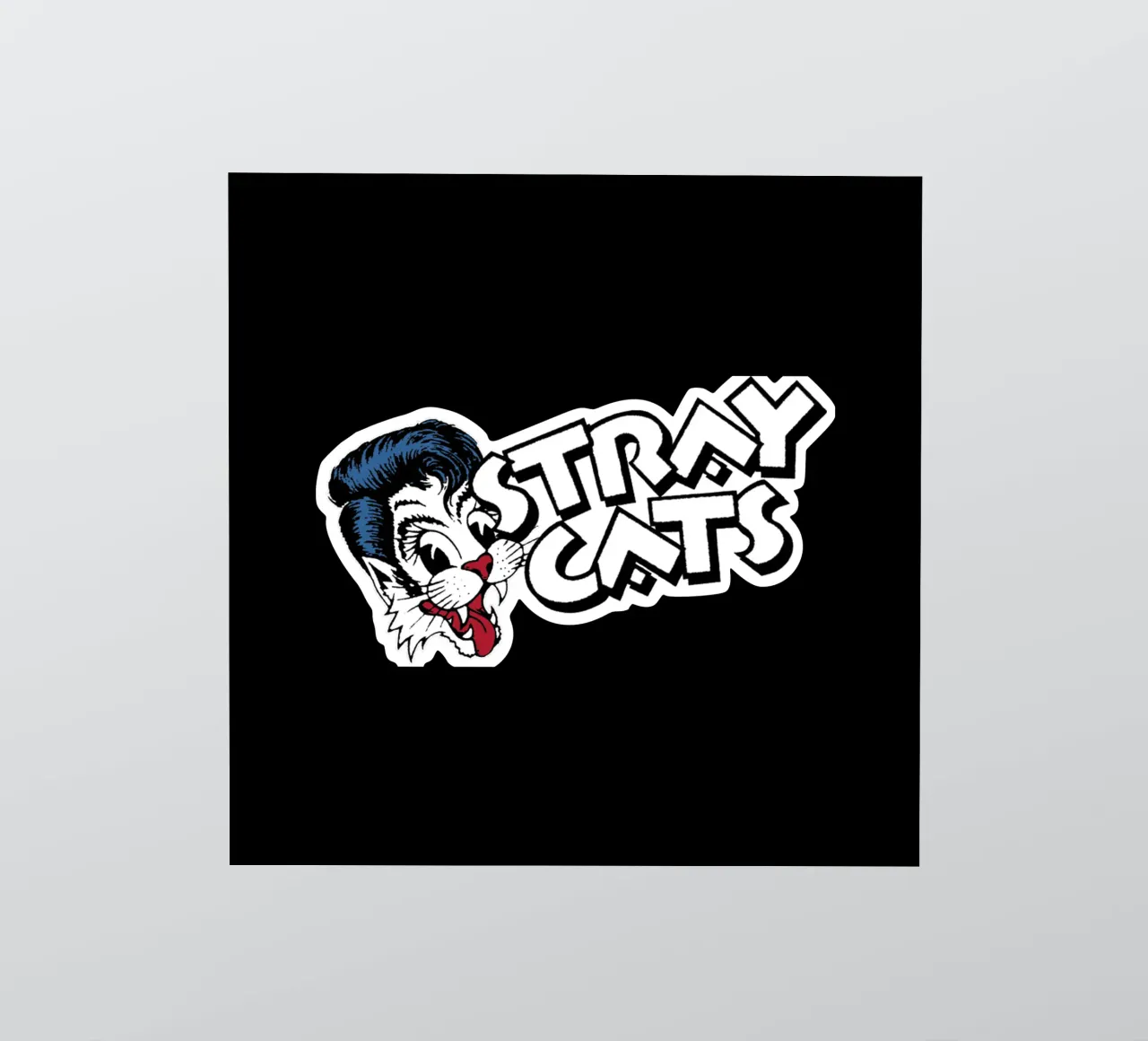 Stray Cats sticker by myxzyptlx