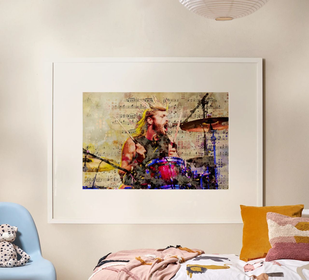 Die Energie einfangen Taylor Hawkins Poster von Siska Shop