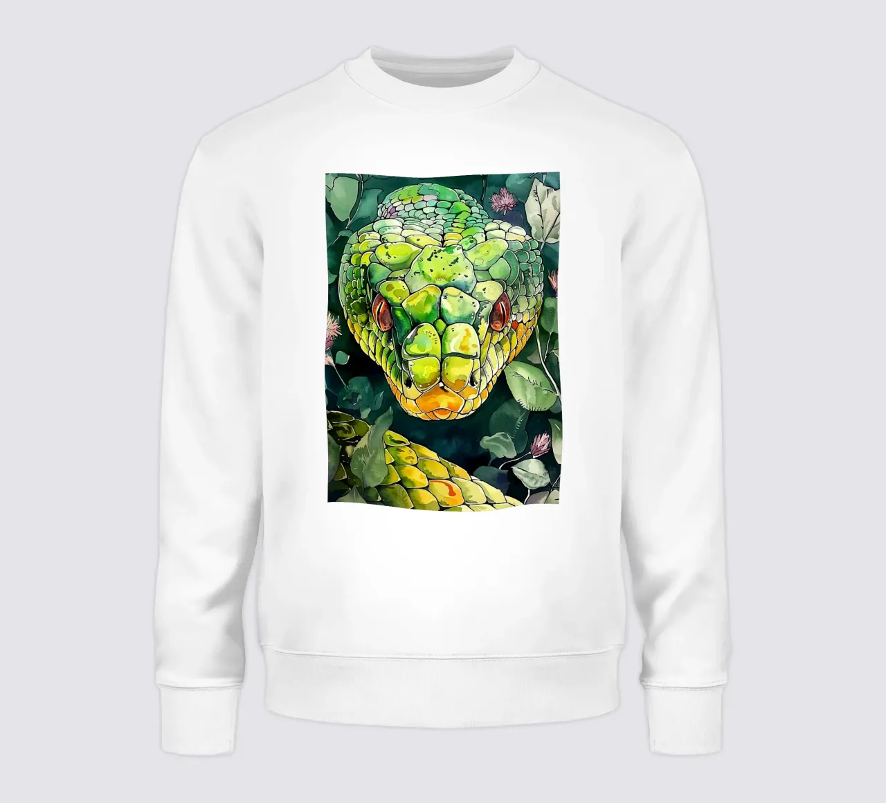 Serpente verde felpa da Justyna Jaszke JBJart