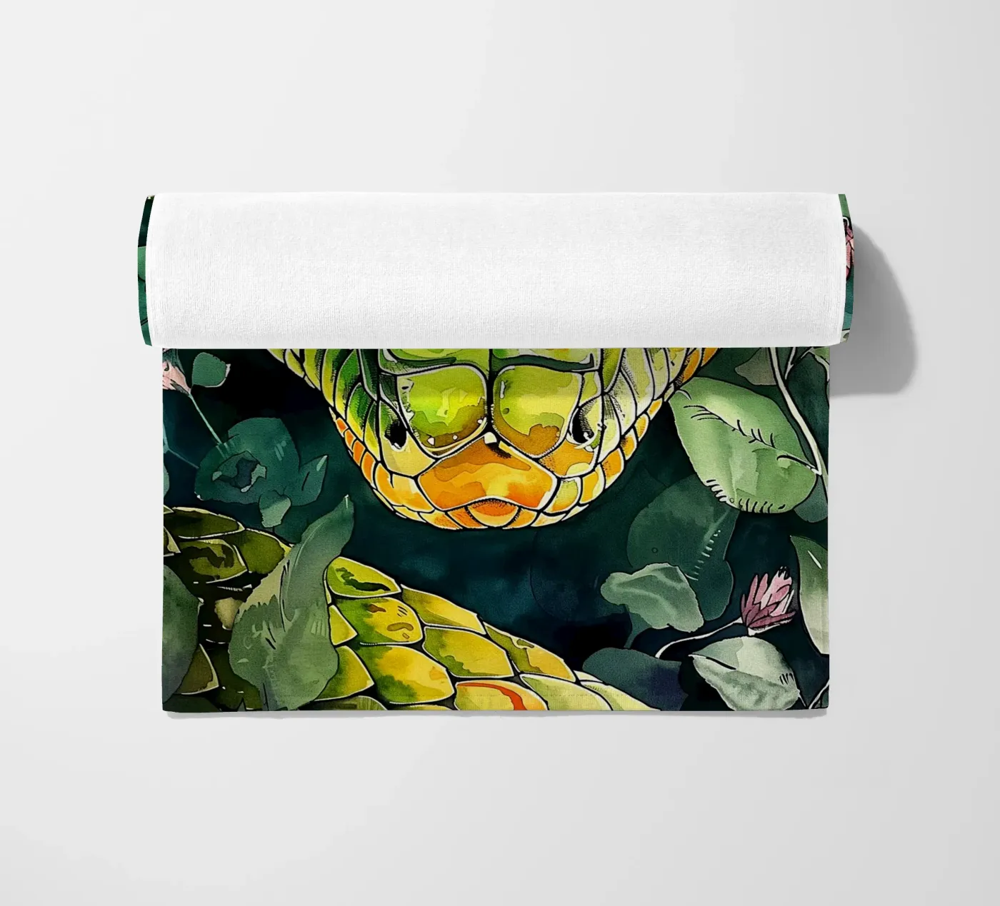 Serpente verde telo mare da Justyna Jaszke JBJart