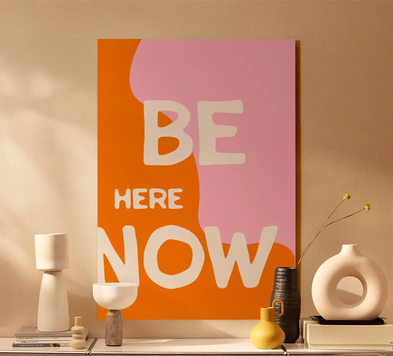 be here now alu-dibond by be.