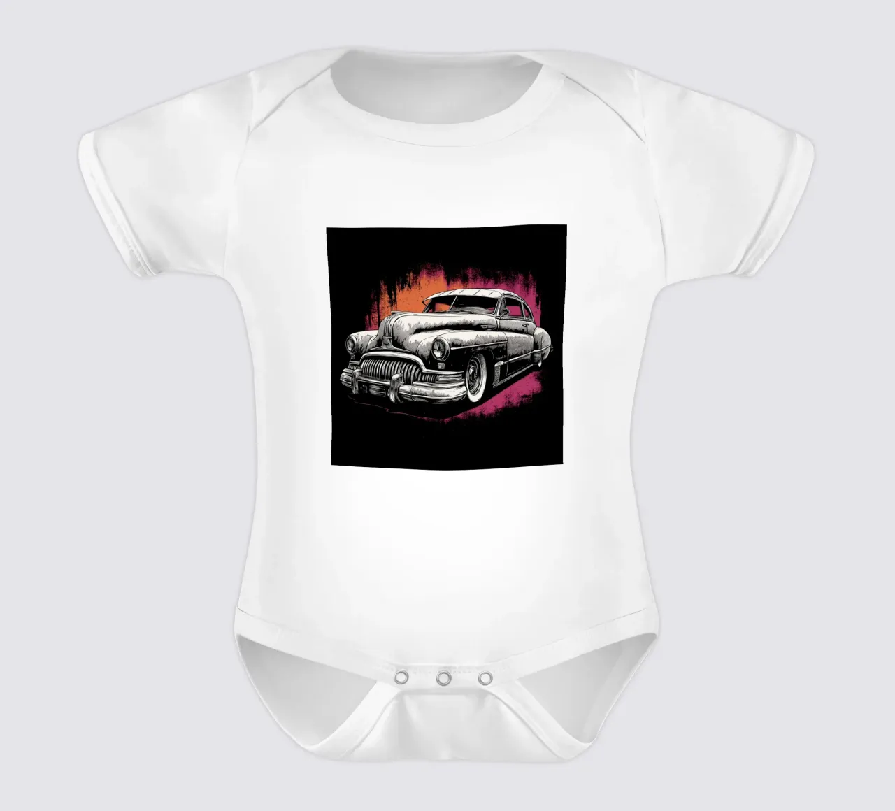 Auto d'epoca body neonato maniche corte da Imagine