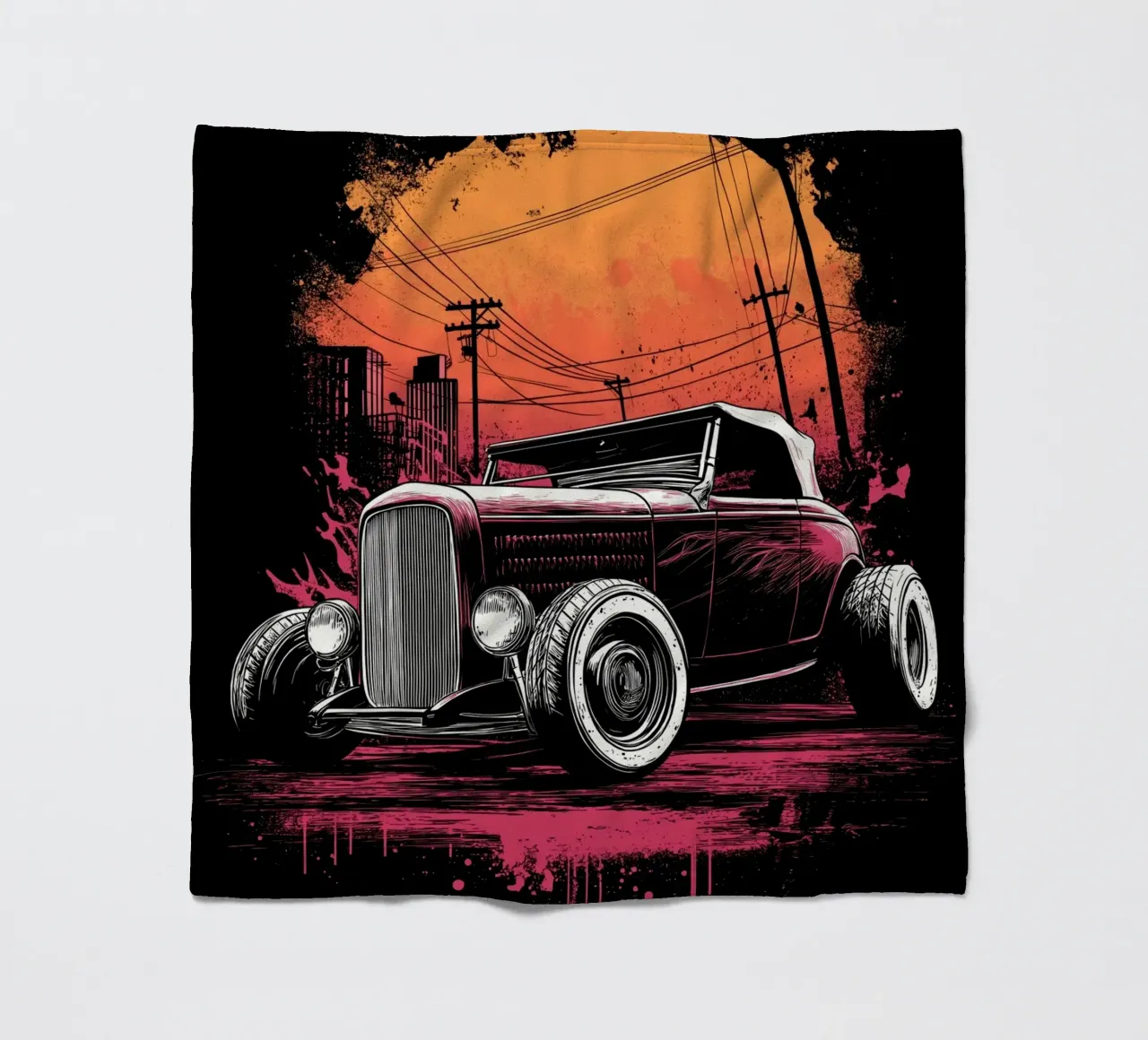 Hotrod fleece blanket by Imagine
