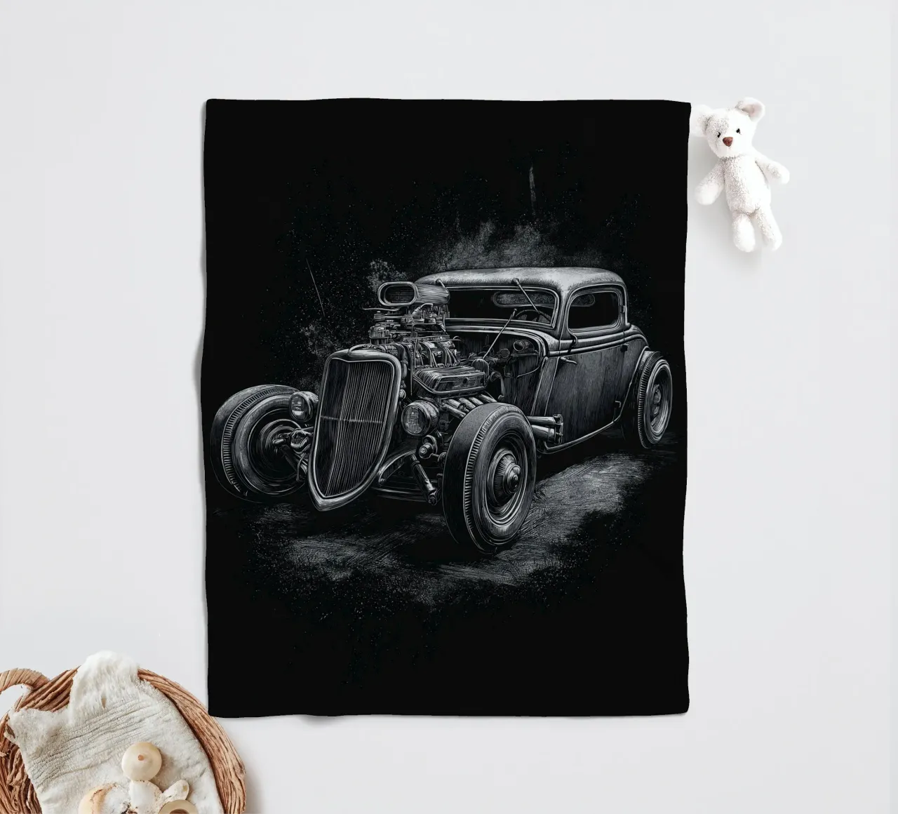 Hotrod 4 coperta in pile da Imagine