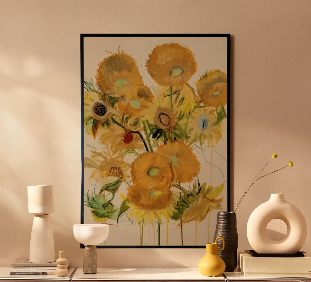 Vincents Flowers poster by Leigh Viner