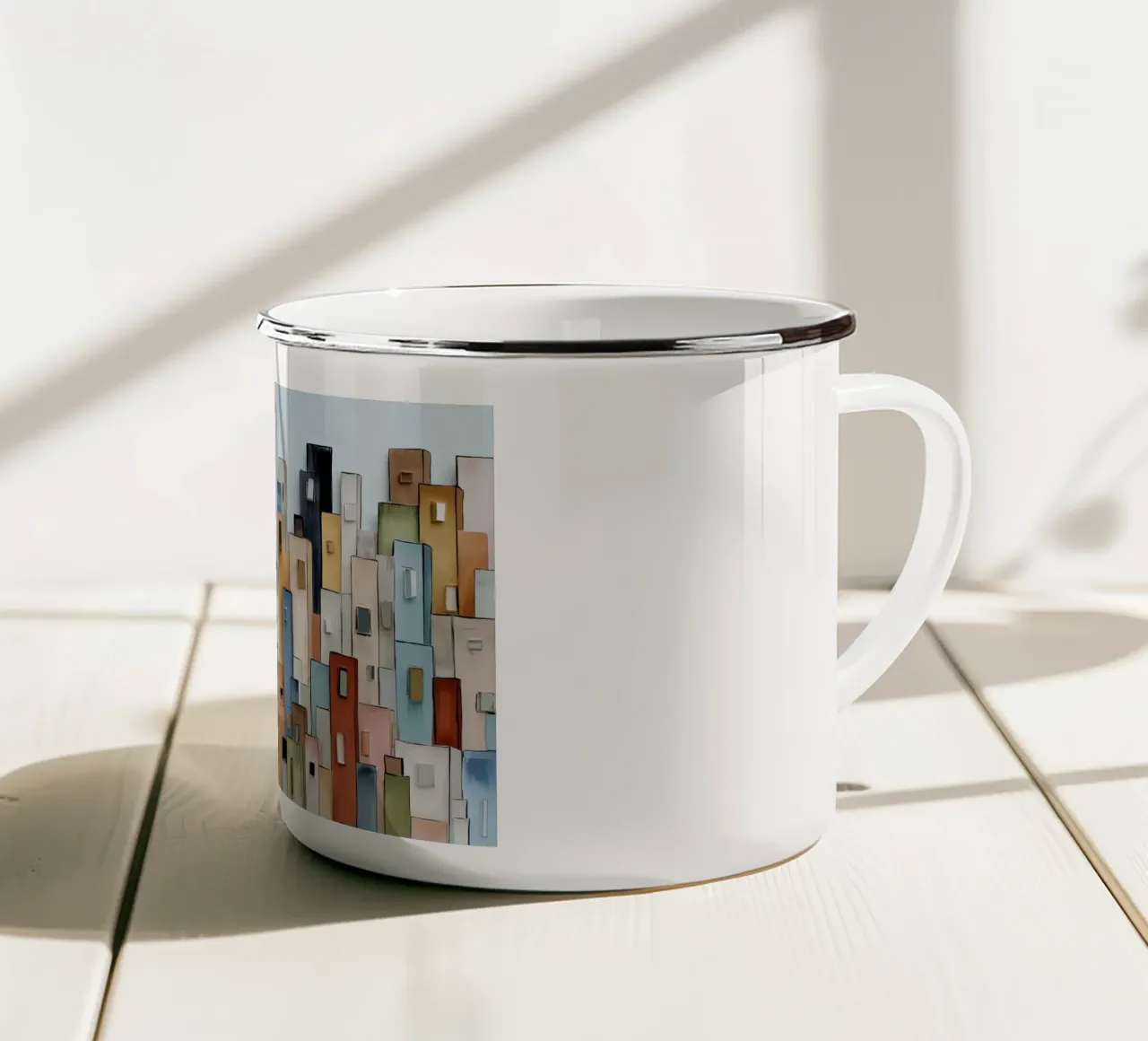 Città dei cartoni animati tazza in smalto da Imagine