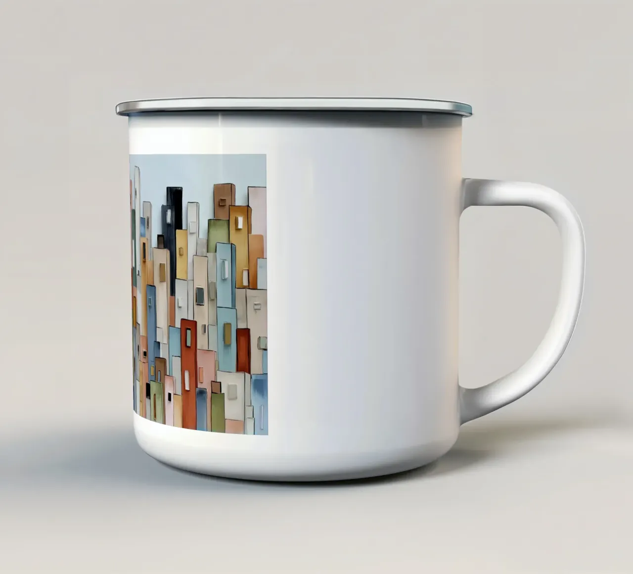 Città dei cartoni animati tazza in smalto da Imagine