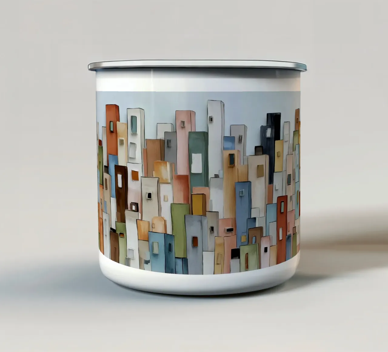 Città dei cartoni animati tazza in smalto da Imagine
