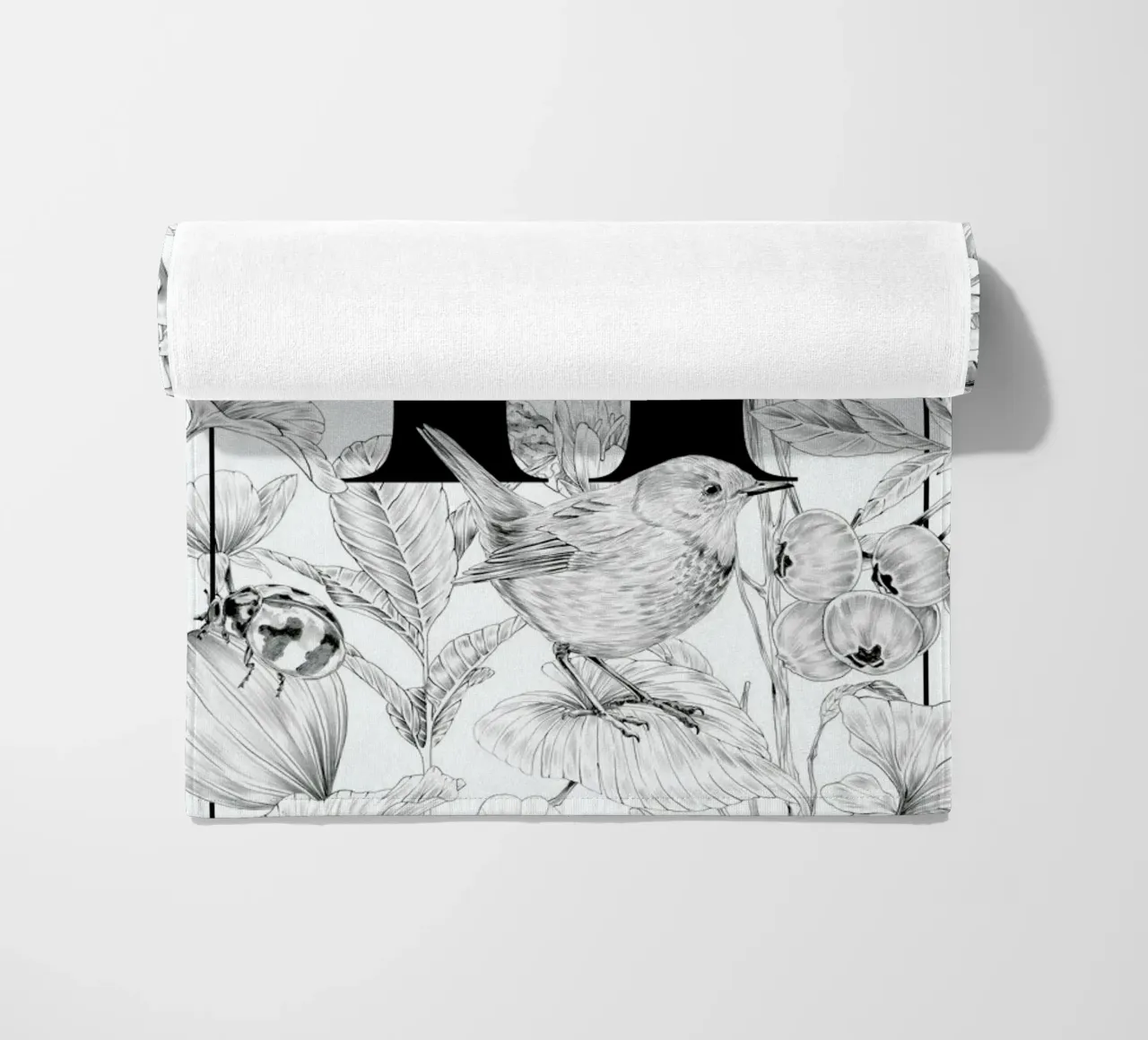 Floral Alphabet H telo mare da Faunesque