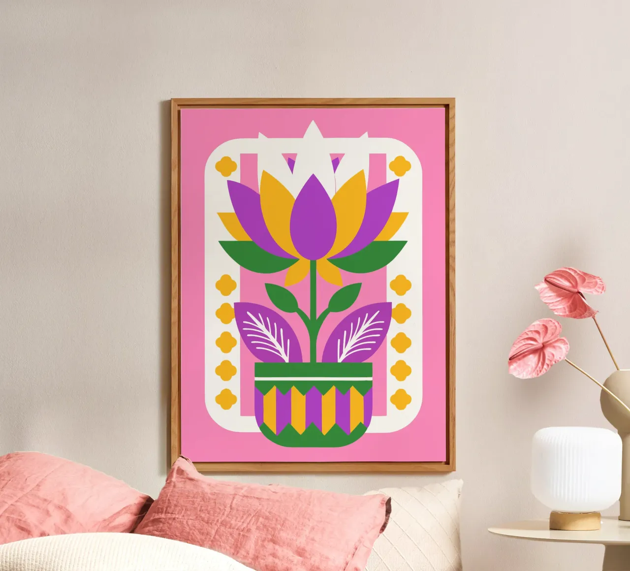 Flower Pot forex plate by FLOWER PLACE SHOP