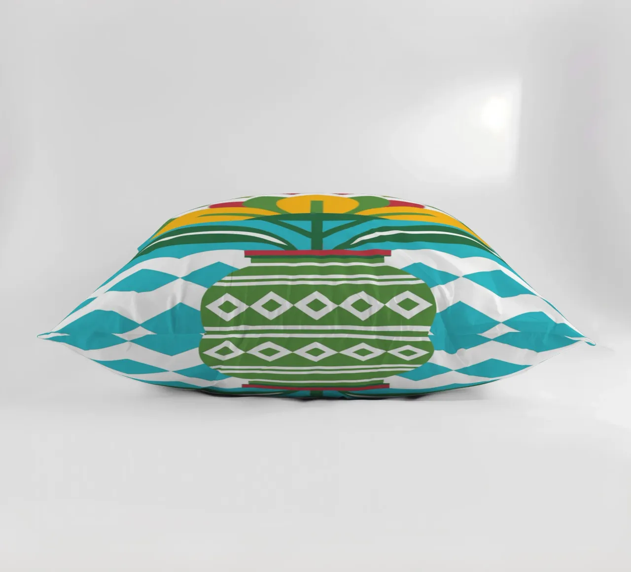 Flower Pot decorative cushion by FLOWER PLACE SHOP