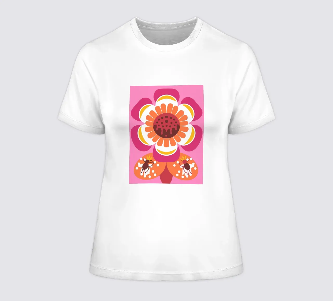 rafflesia flowers women's fitted t-shirt by FLOWER PLACE SHOP