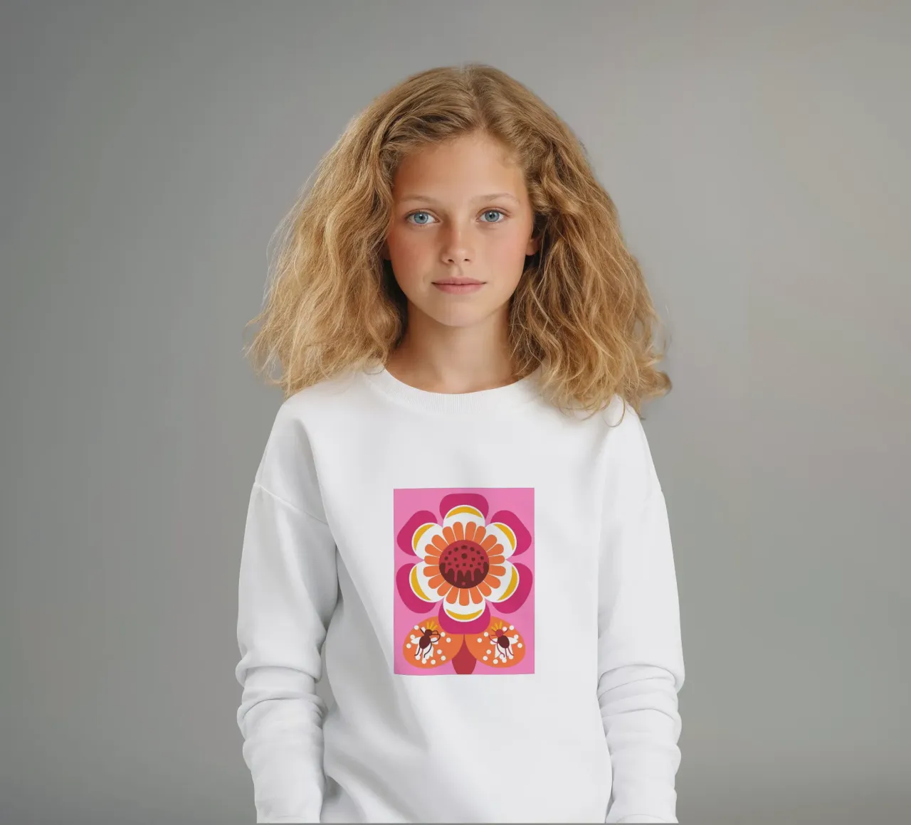 fiori di rafflesia felpa bambino da FLOWER PLACE SHOP