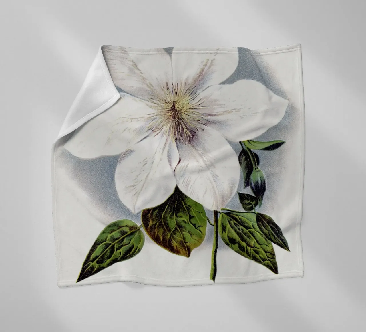 Clematis flower coperta in pile da vintageshop