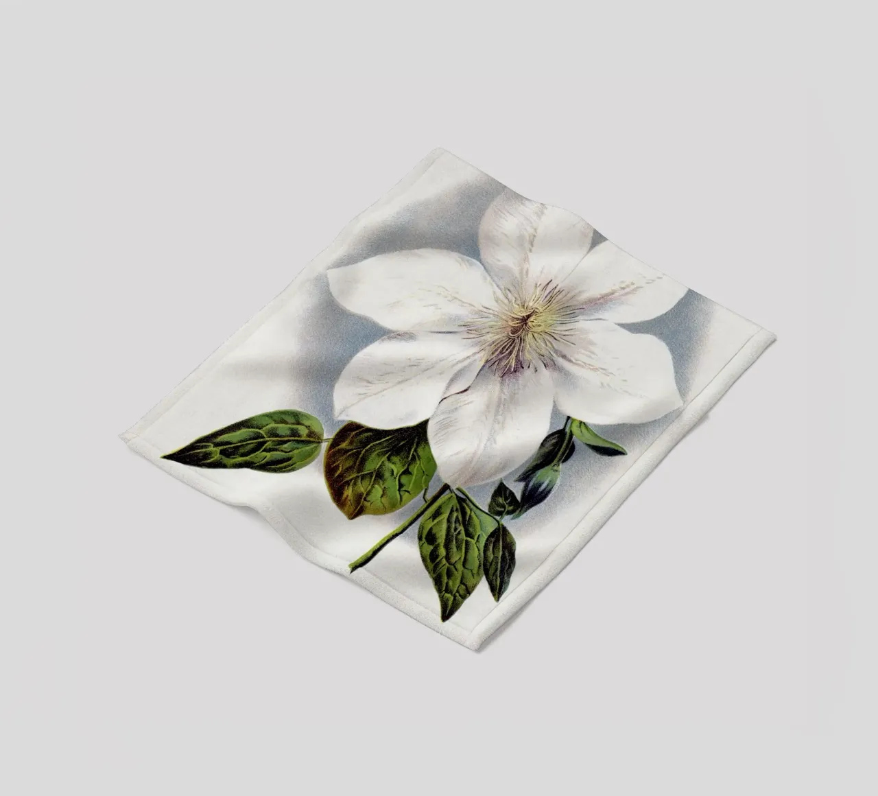 Clematis flower coperta in pile da vintageshop
