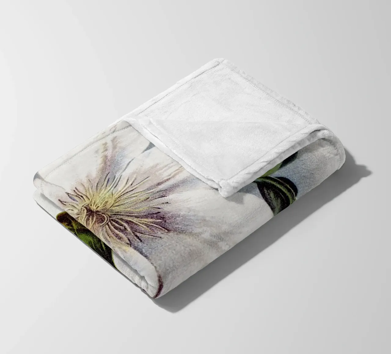 Clematis flower coperta in pile da vintageshop