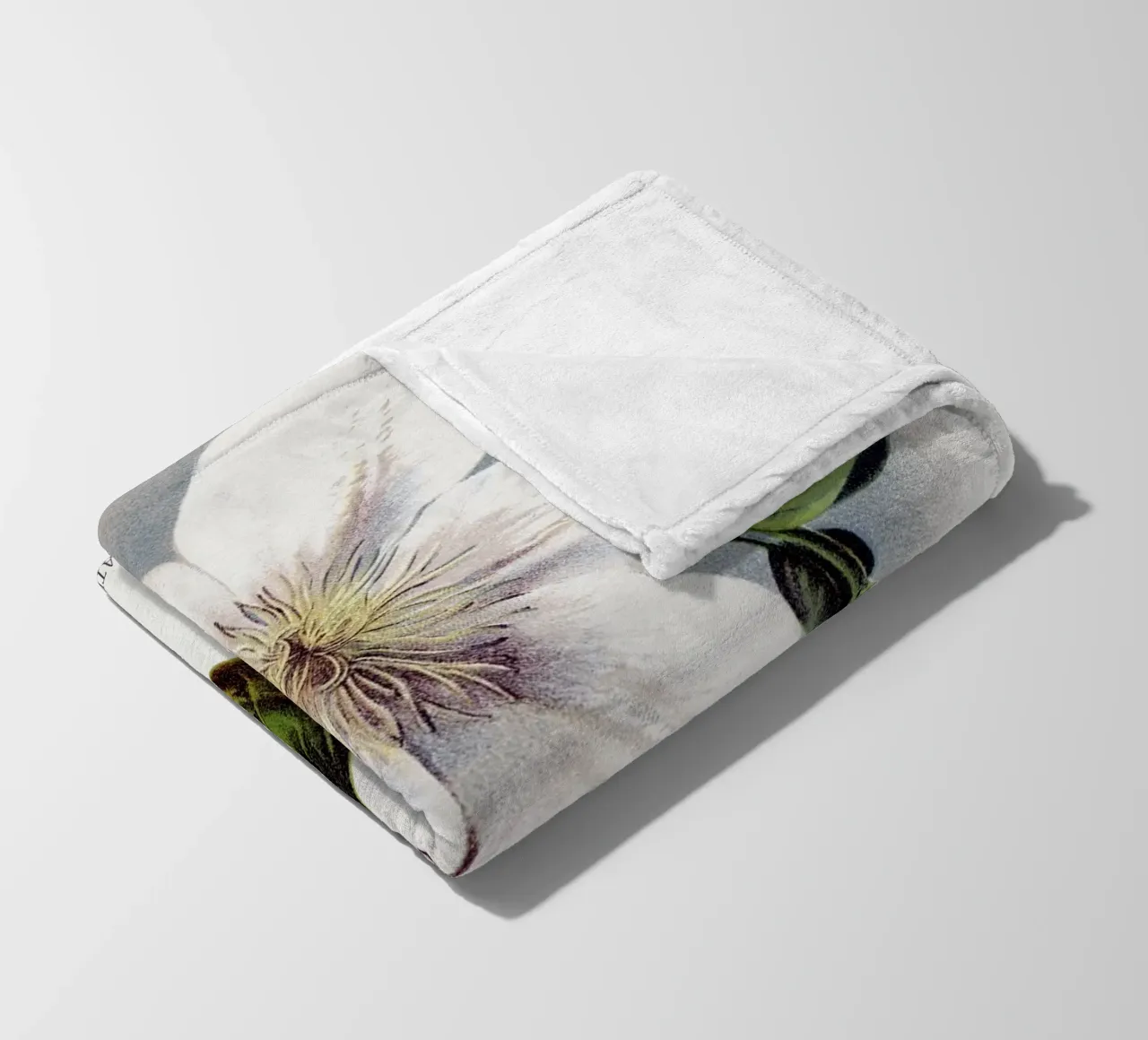 Clematis flower coperta in pile da vintageshop