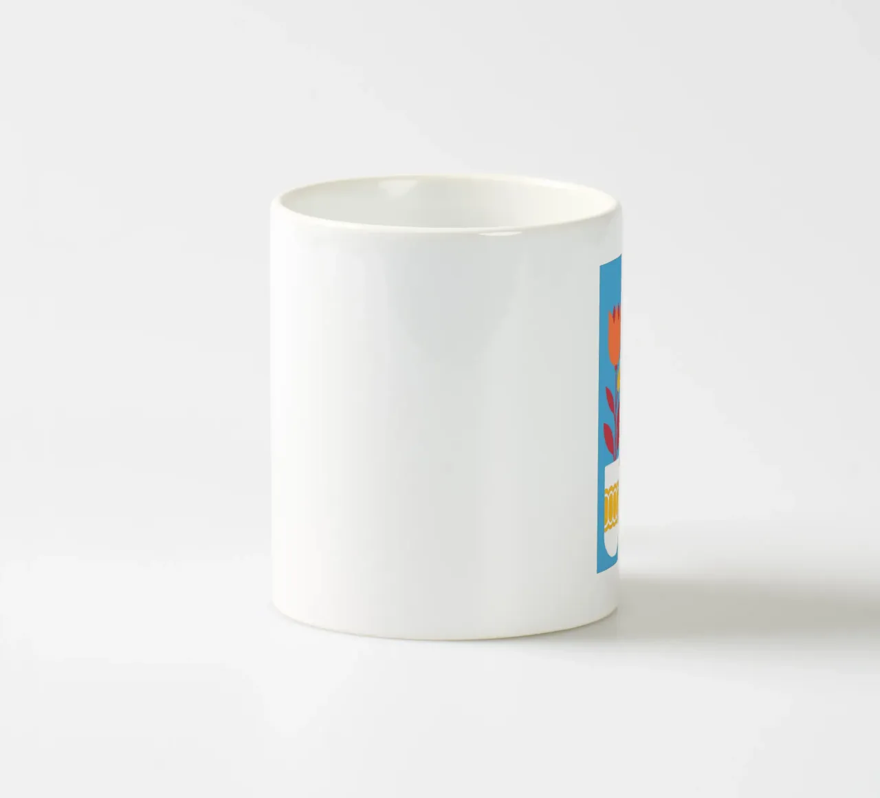 Tre vasi di fiori tazza in ceramica da FLOWER PLACE SHOP