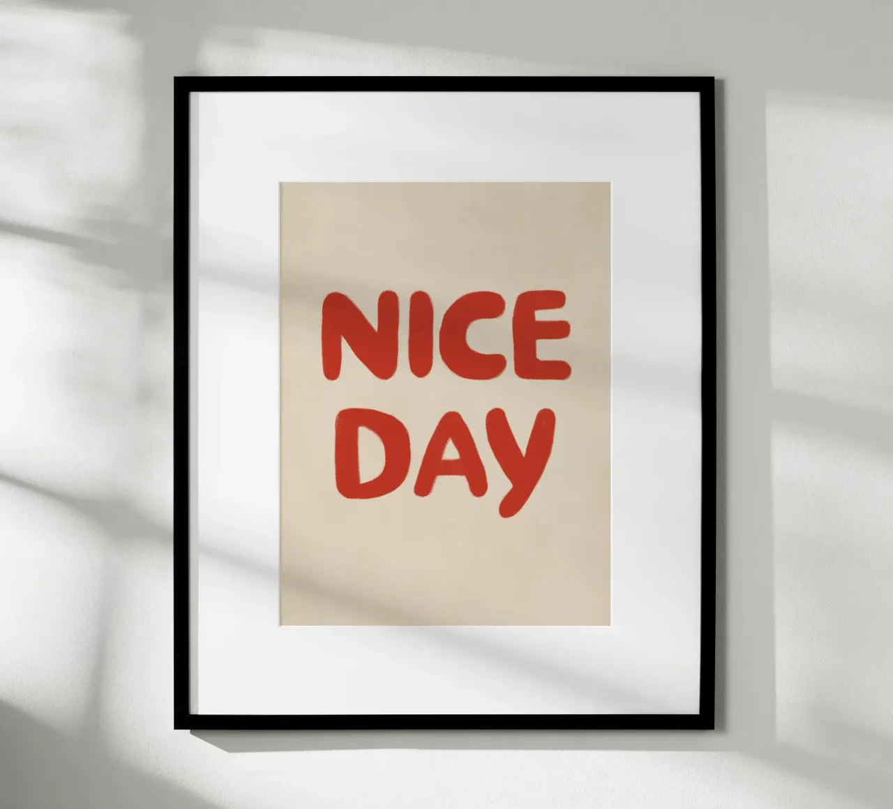Bella giornata, piccoli momenti di felicità poster con telaio in alluminio da Carinaprint