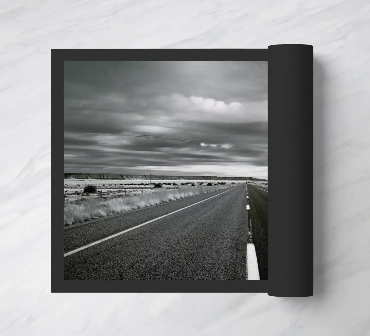 Open Roads doormat by Marc Gruninger