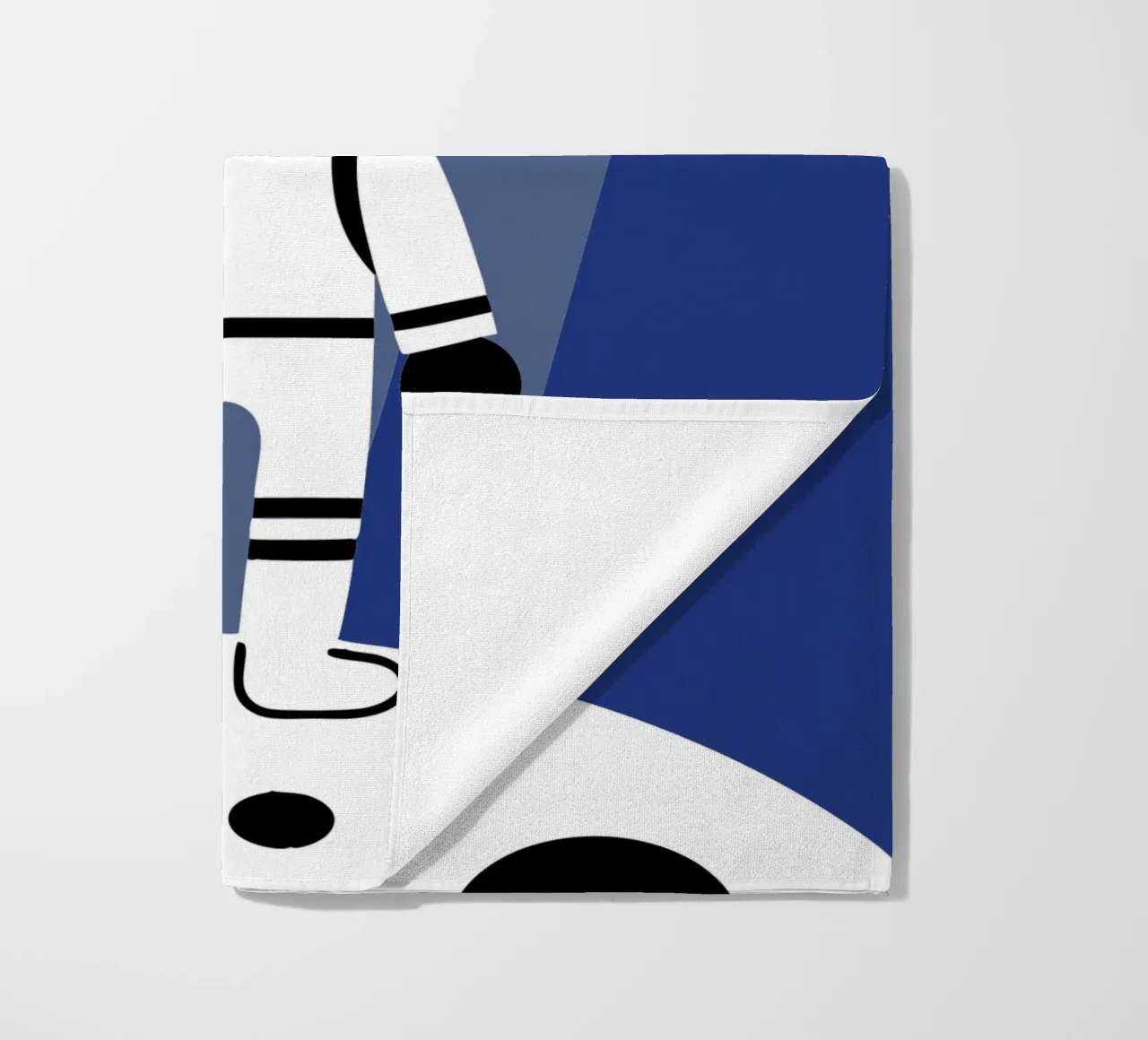 Astronaut Cat beach towel by LOOK DIFFERENT