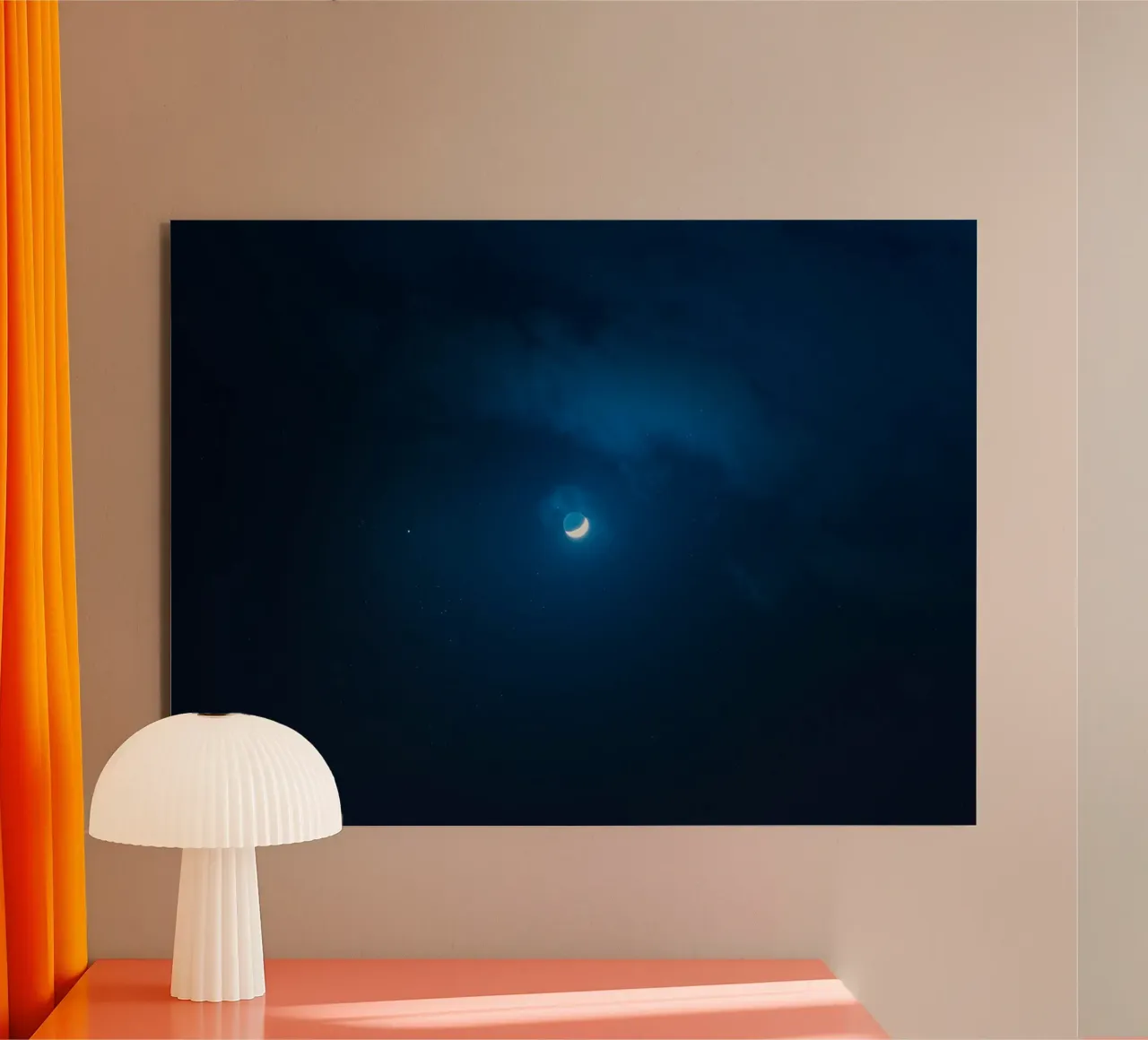 luna crescente alluminio dibond da Bleu