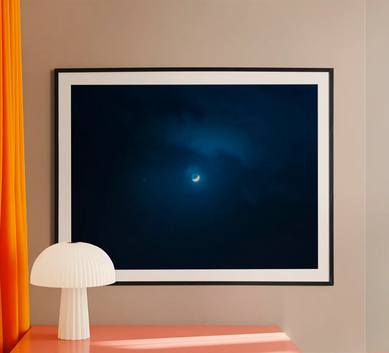 luna crescente poster da Bleu