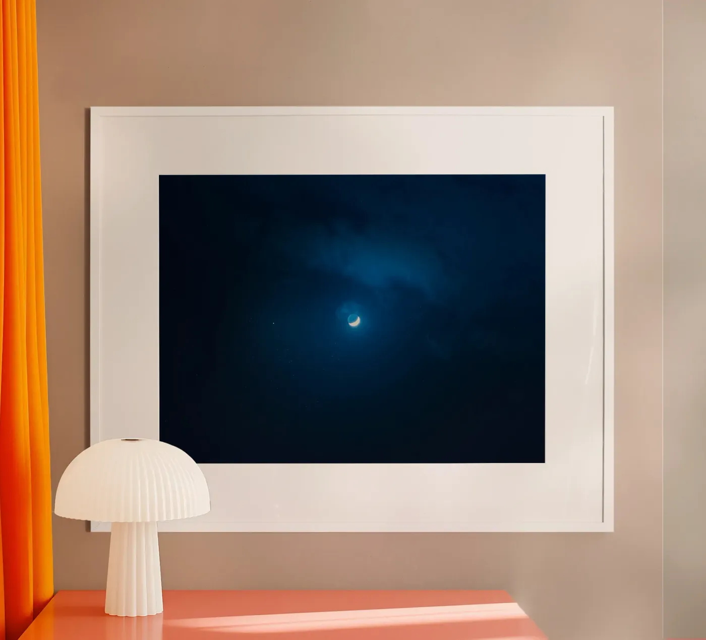 crescent moon poster da Bleu