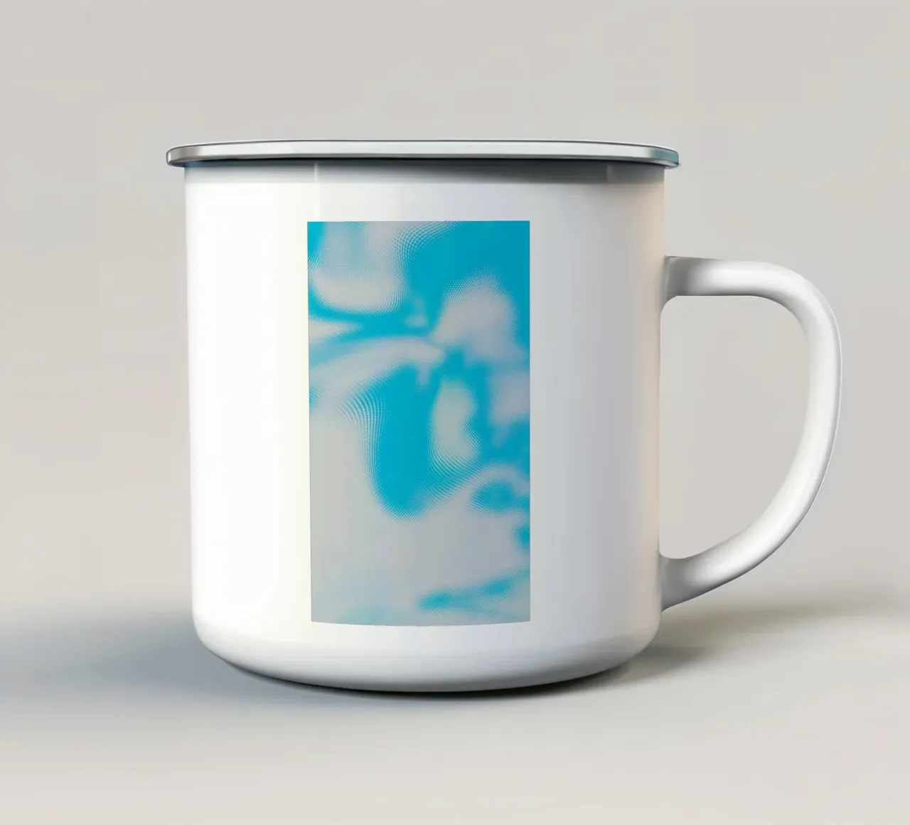 vortici astratti tazza in smalto da Bleu