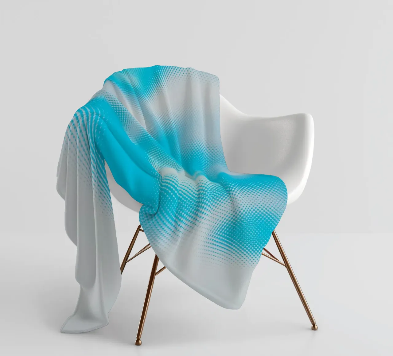 abstract swirls fleece blanket by Bleu