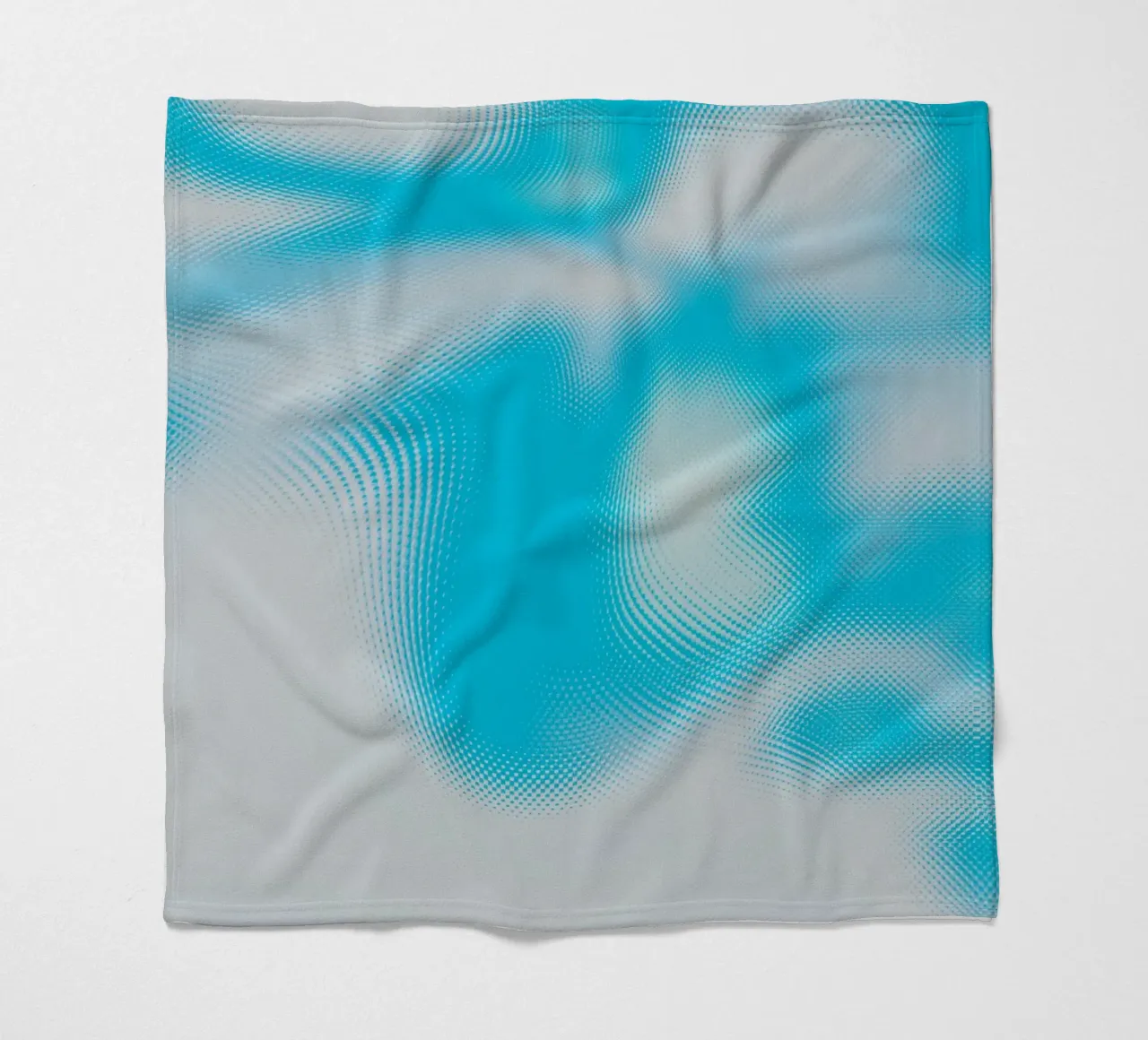 abstract swirls fleece blanket by Bleu