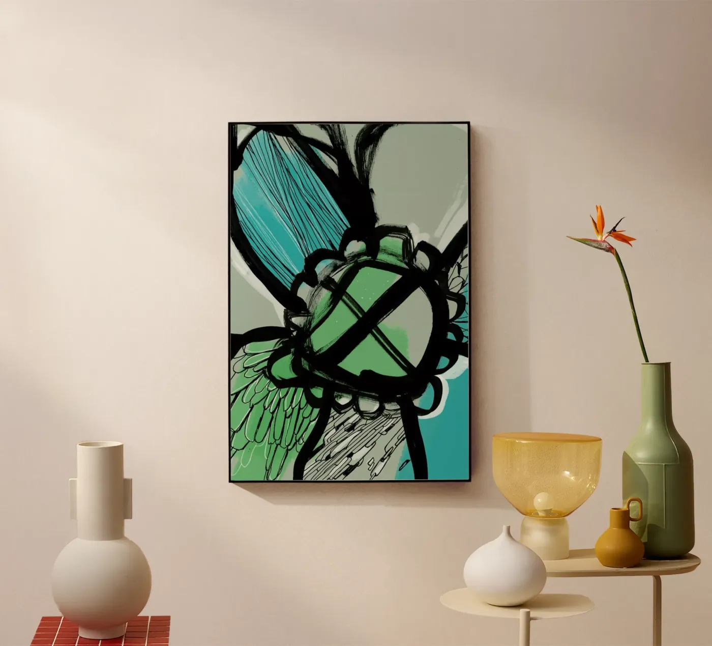 Flowow acrylic glass by Doozal