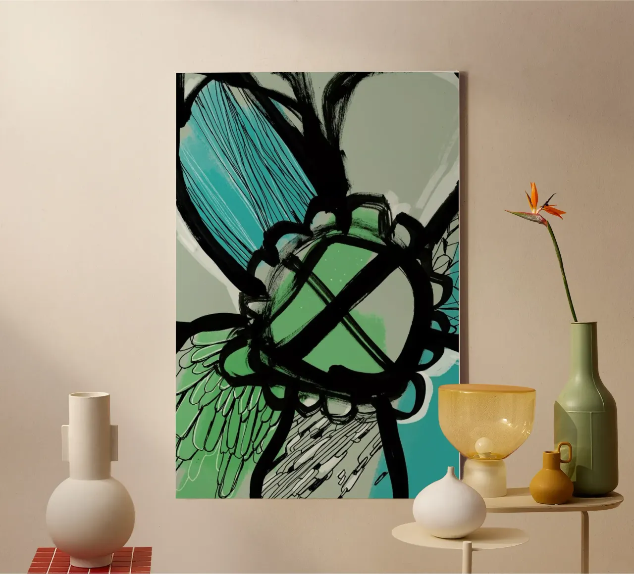 Flowow canvas van Doozal