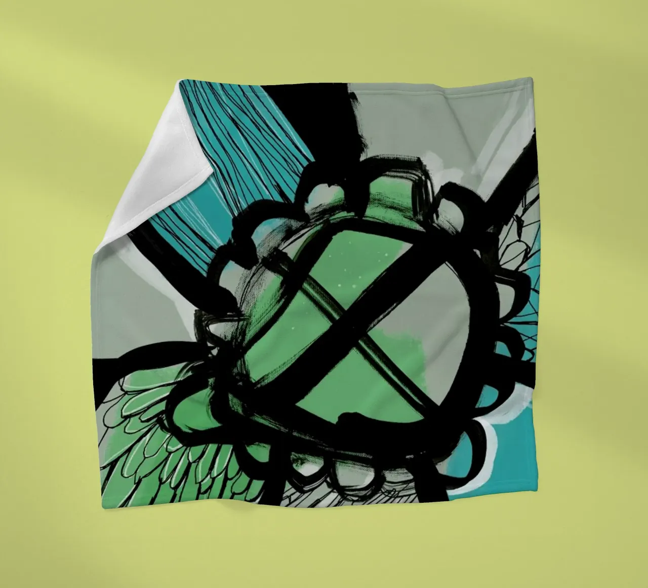 Flowow fleece blanket by Doozal