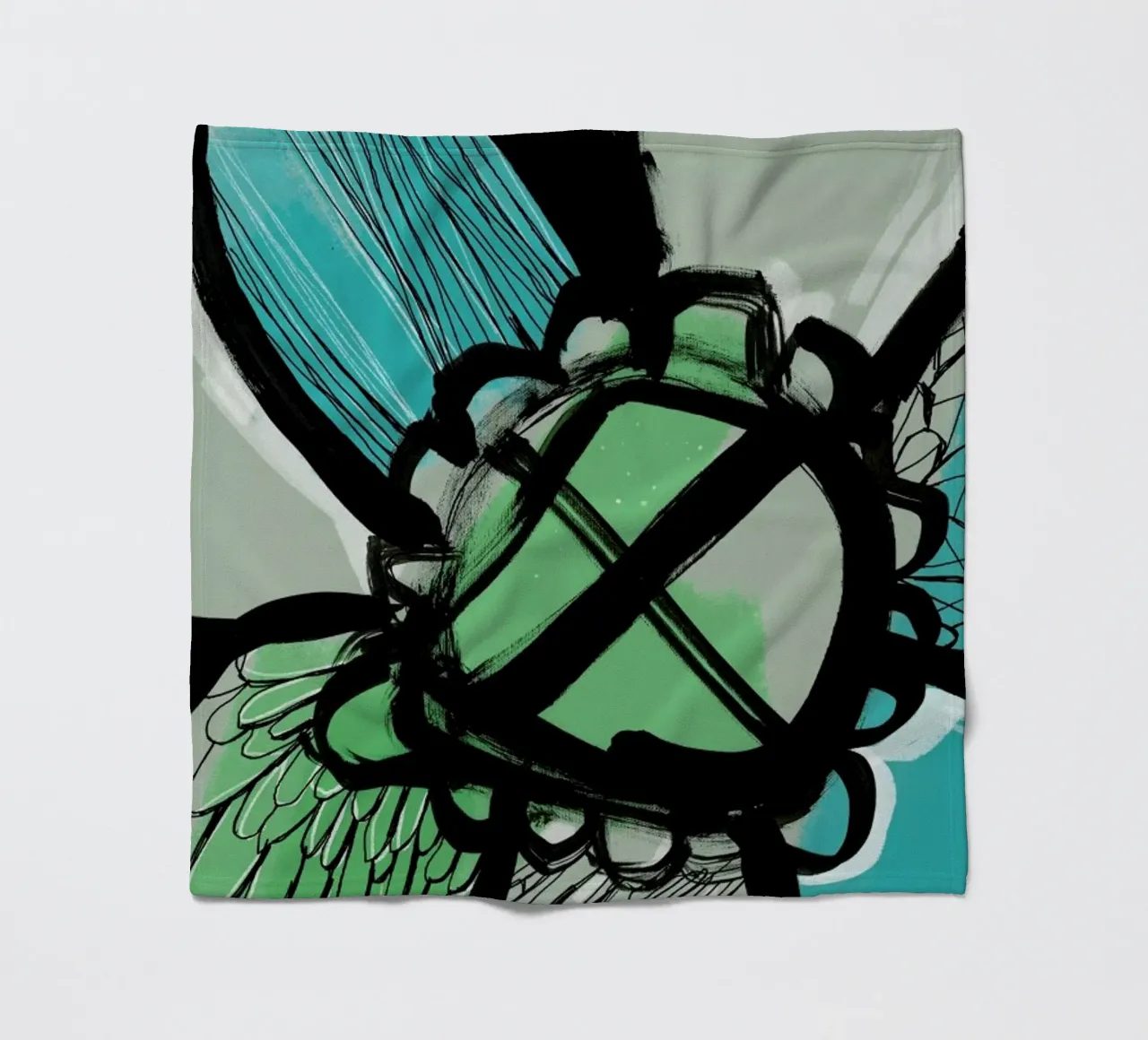 Flowow fleece blanket by Doozal