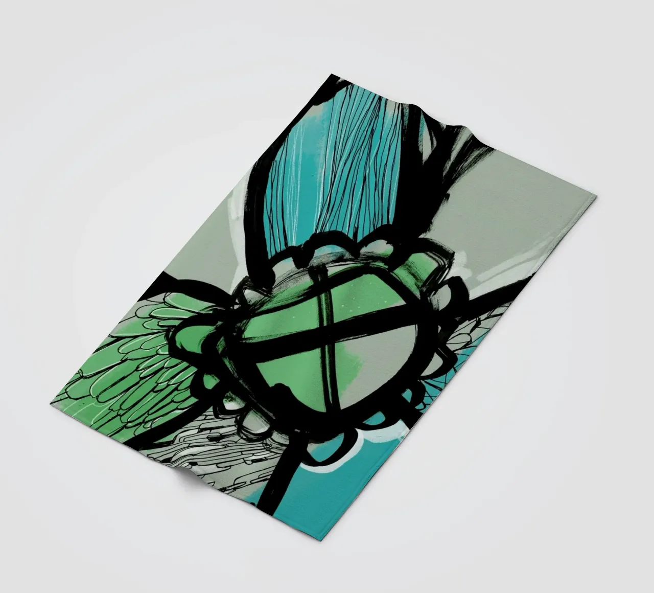 Flowow fleece blanket by Doozal