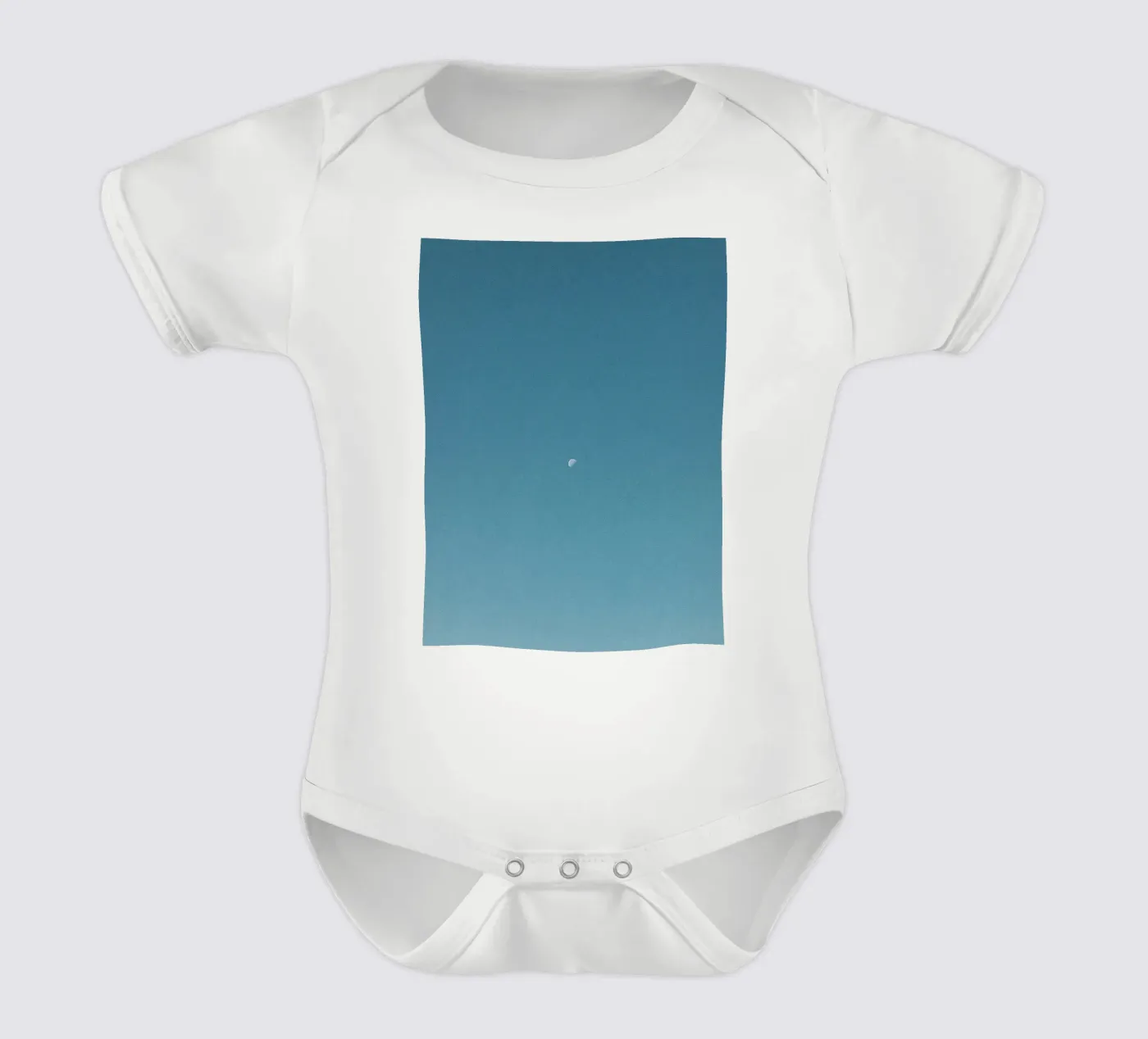 simple lune body bébé de Bleu