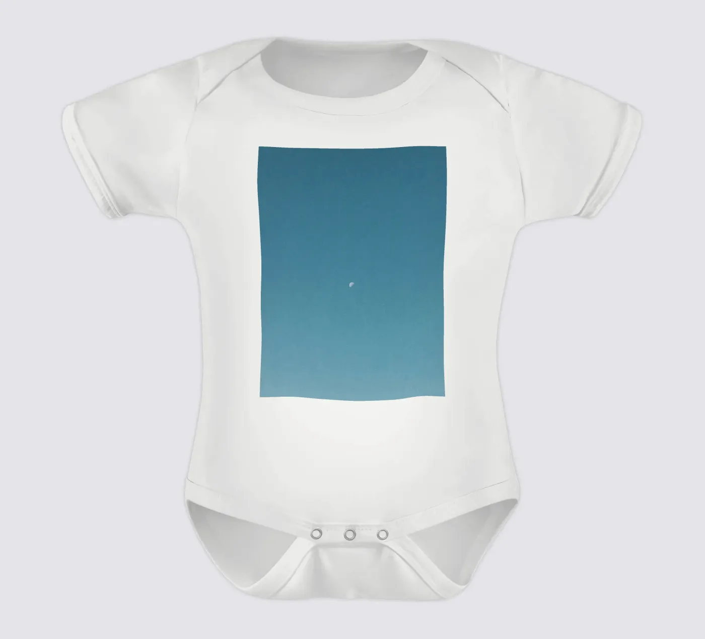 simple lune body bébé de Bleu