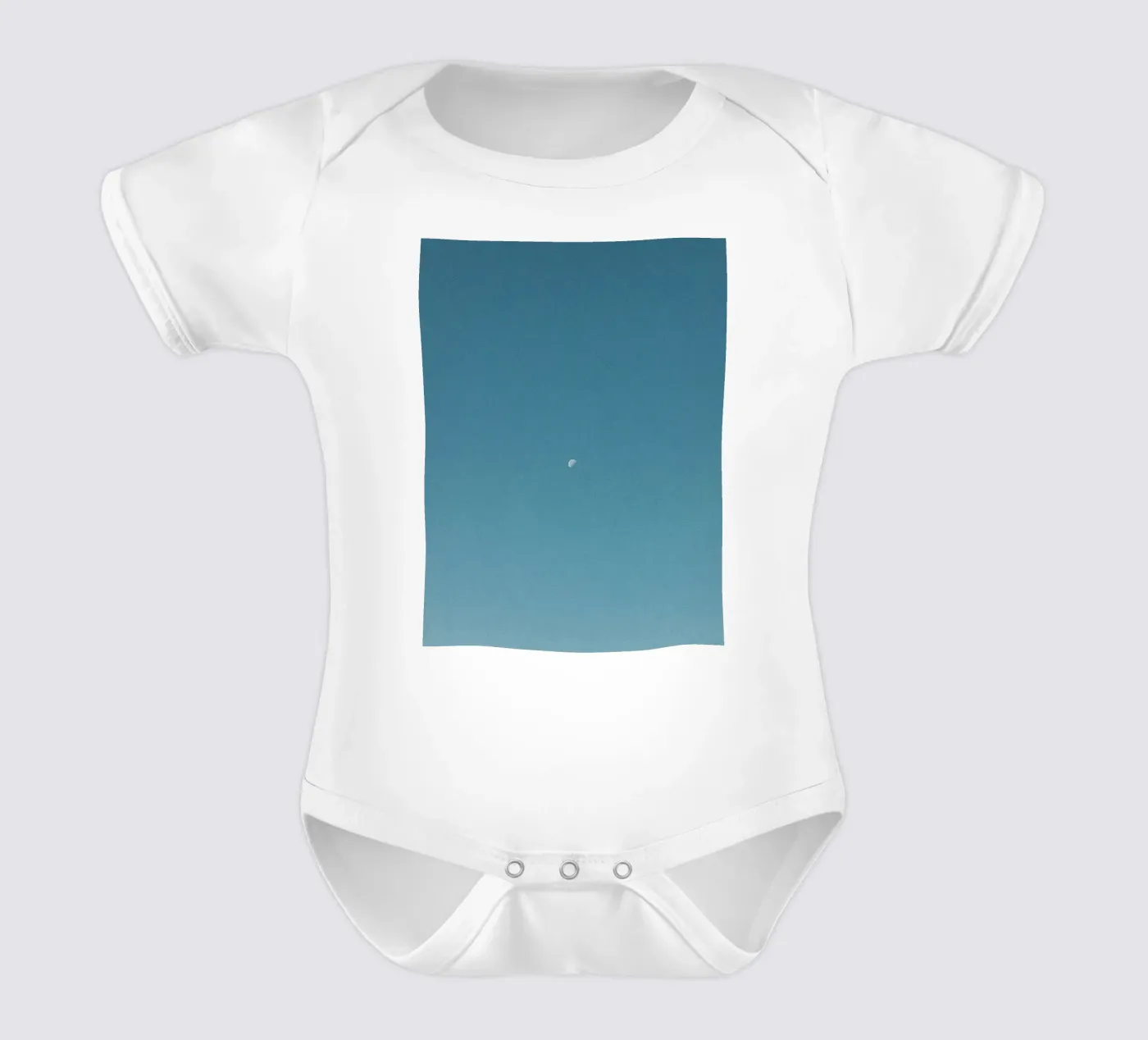 simple lune body bébé de Bleu