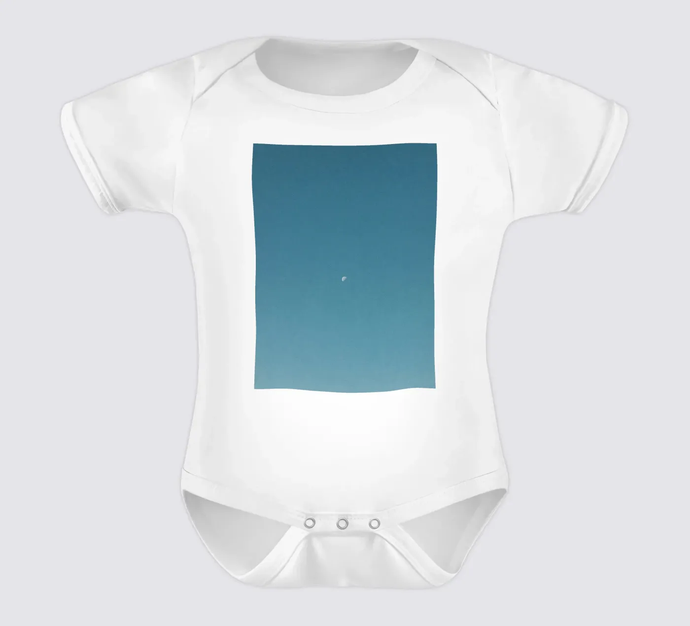 simple lune body bébé de Bleu