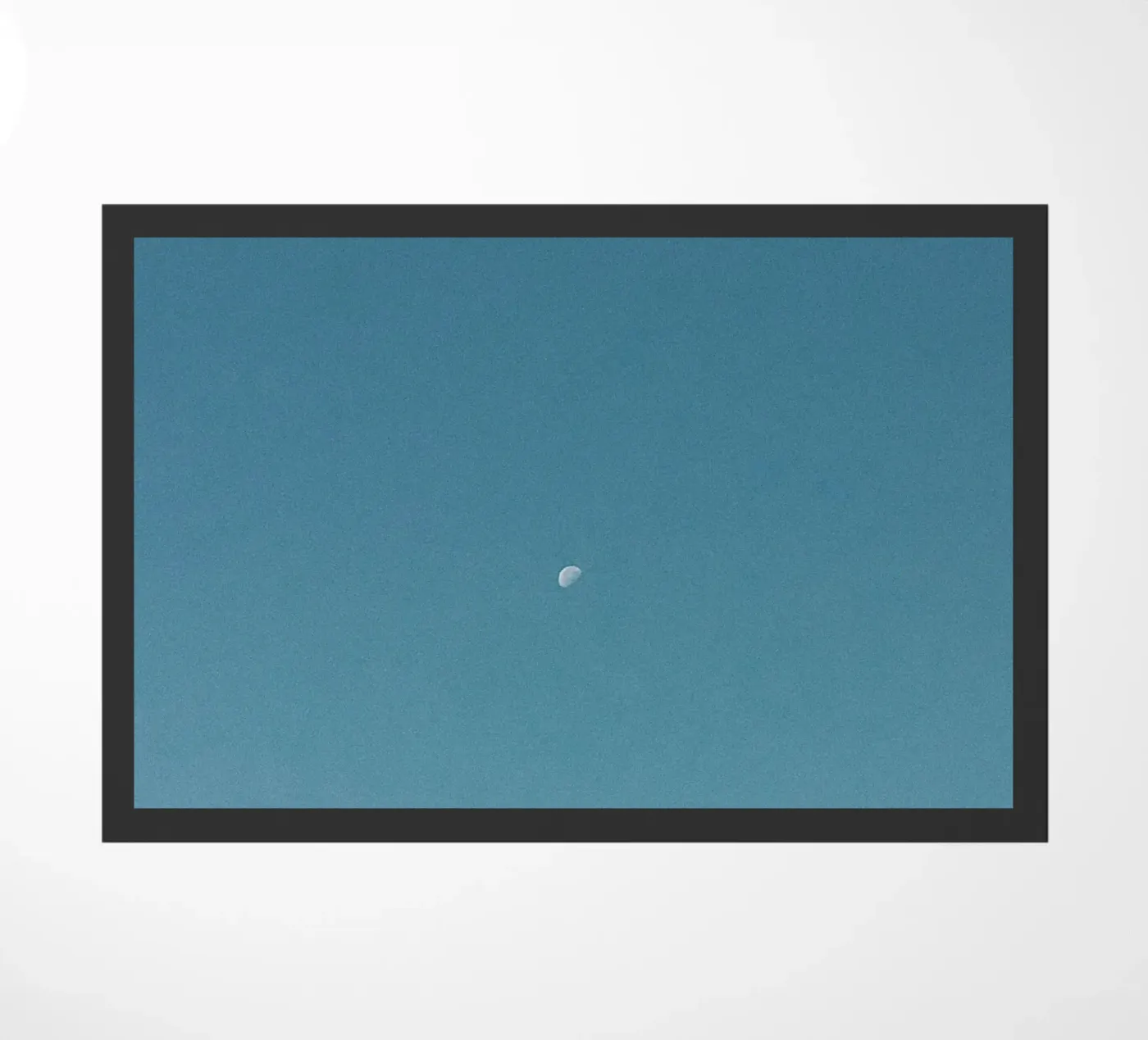 simple lune paillasson de Bleu