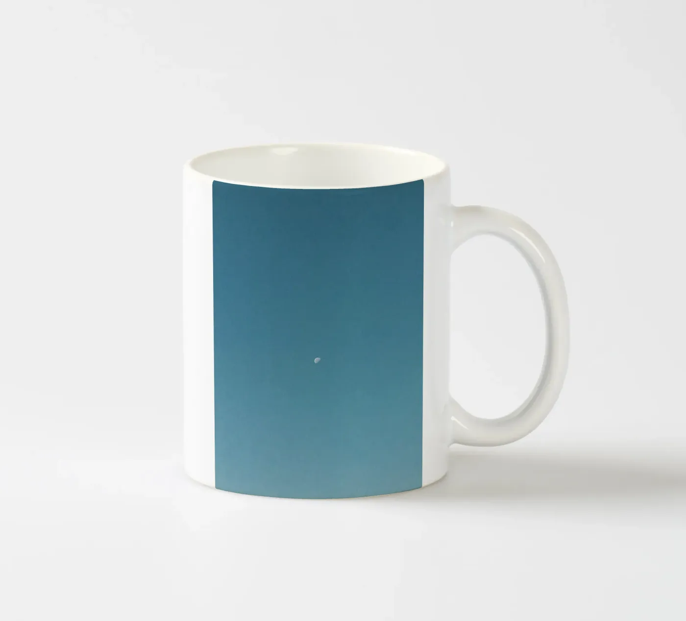 simple moon ceramic mug by Bleu