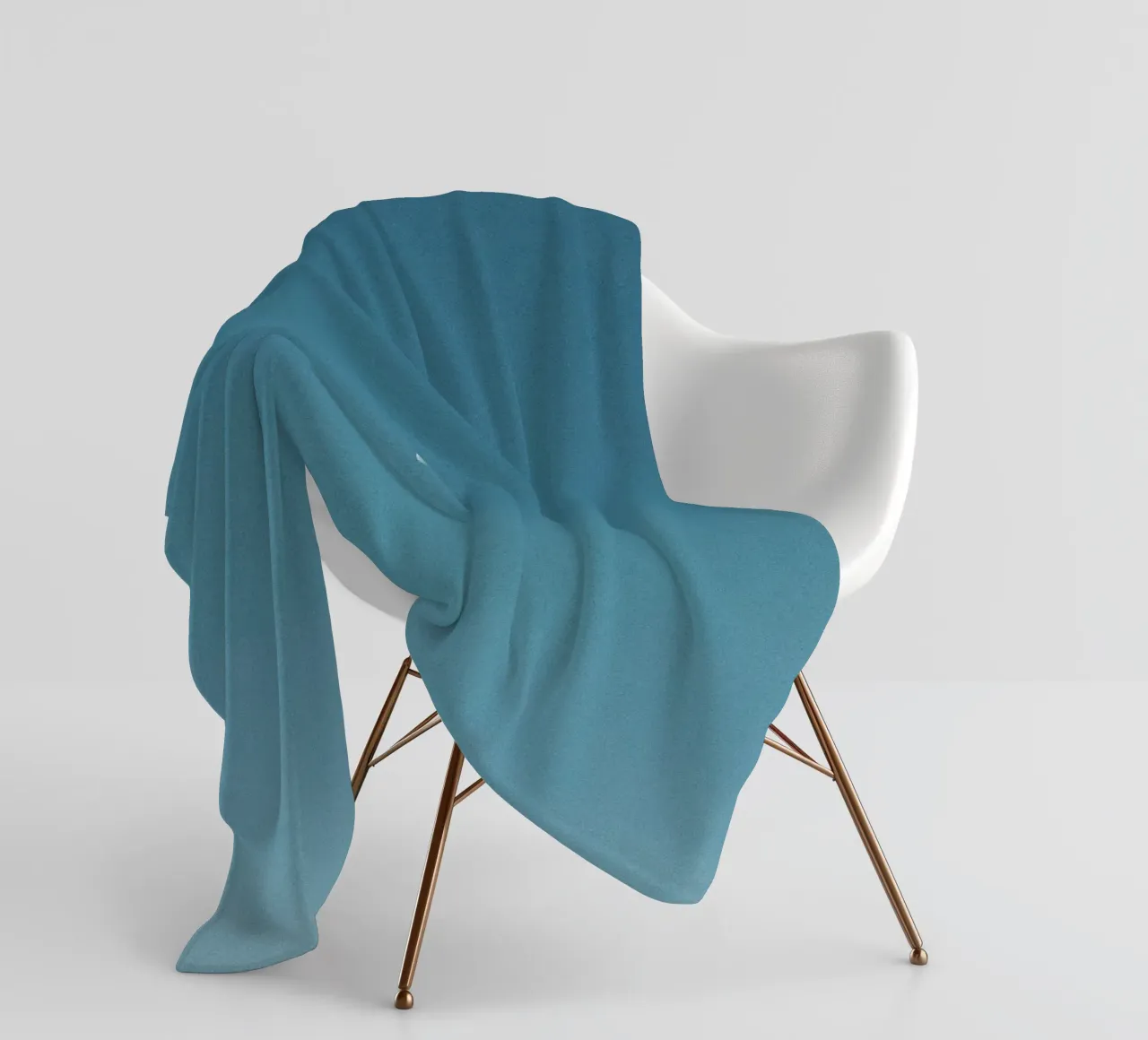 luna semplice coperta in pile da Bleu