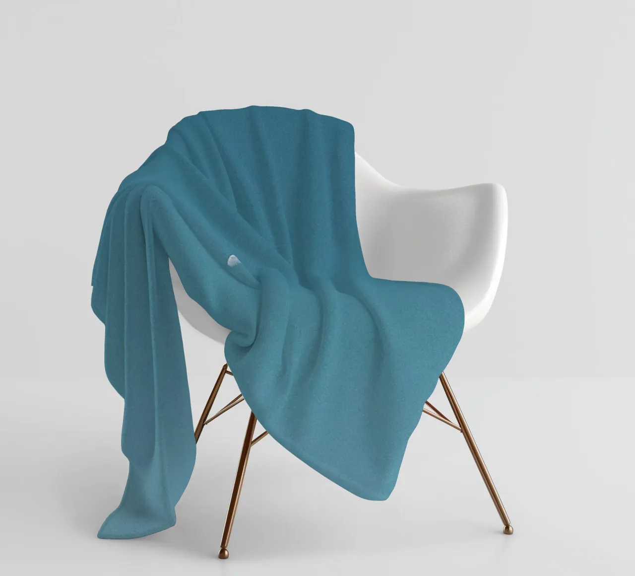 luna semplice coperta in pile da Bleu