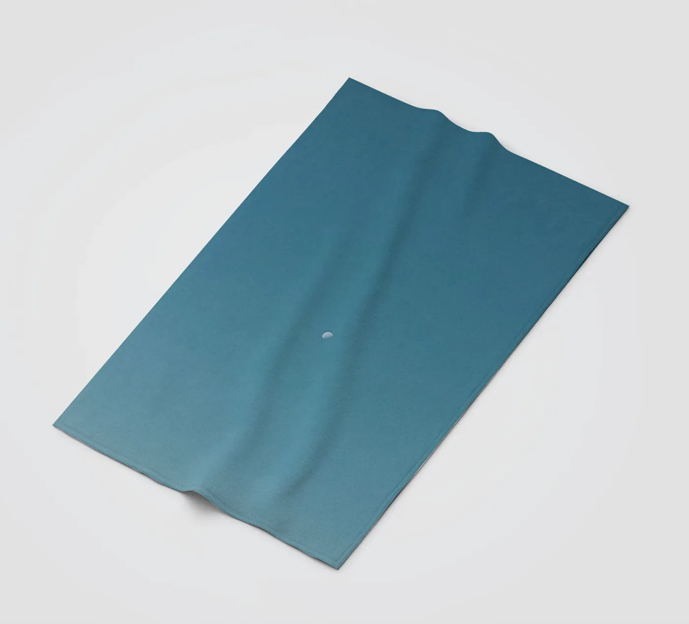 einfacher Mond Fleecedecke von Bleu
