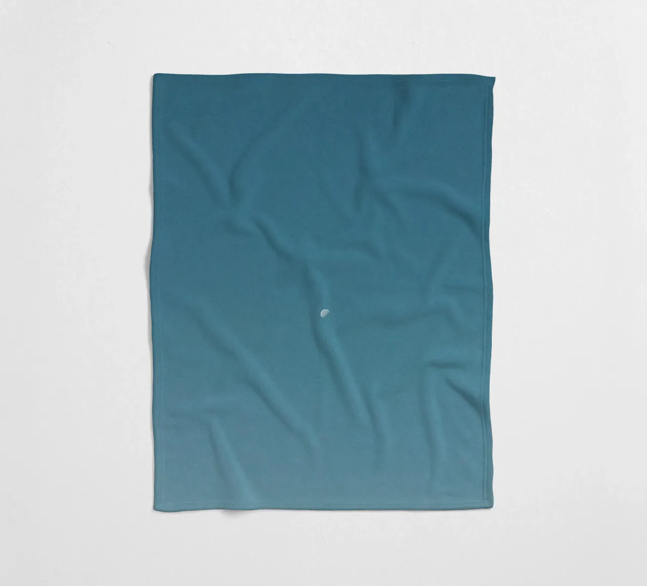 einfacher Mond Fleecedecke von Bleu